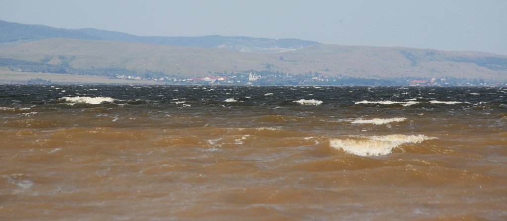 Водохранилище. Вид на Алексеевку